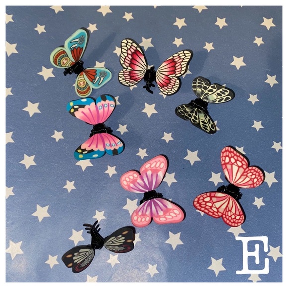Seven Butterfly Claw Hair Clips - Picture 7 of 11